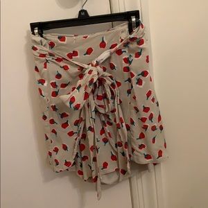 Francesca’s Strawberry Print Shorts